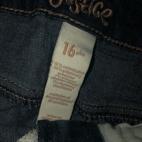 Dark Denim Justice Shorts - Picture 2 of 2